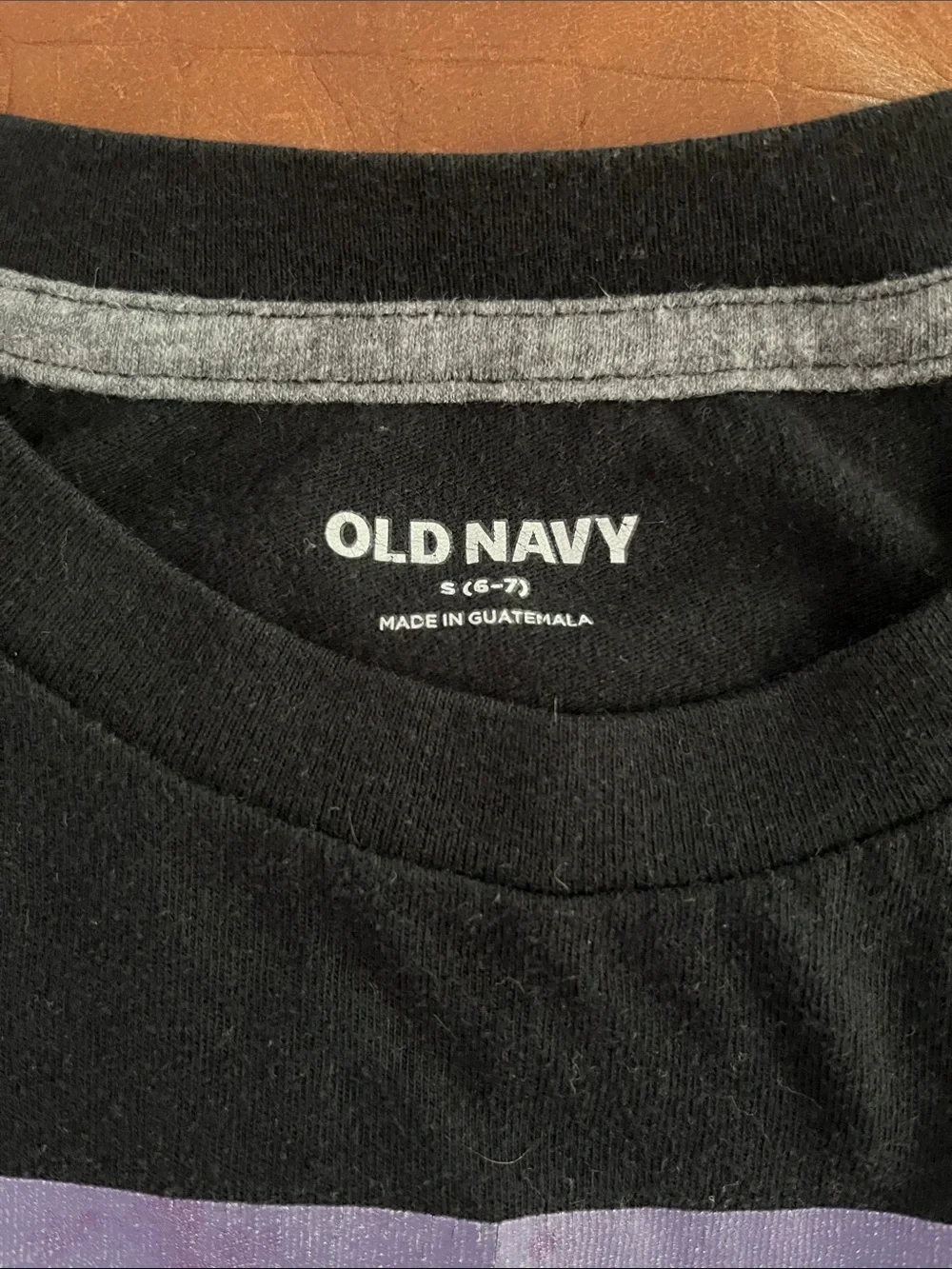 Old Navy Black Tee with Sunset 'Chill Vibes' Graphic